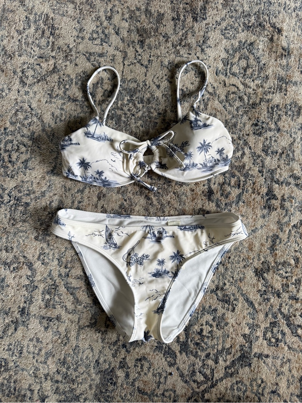 Hollister Tropical Print Bikini Set